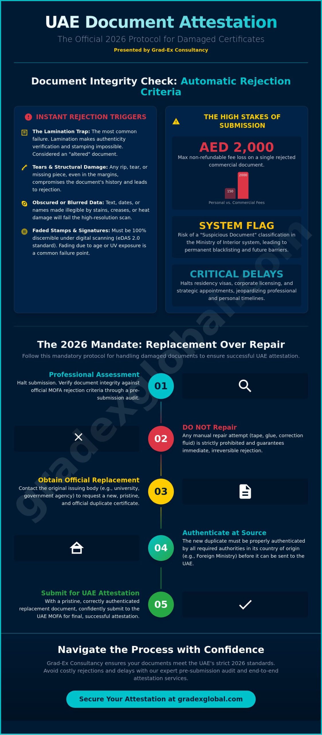 Handling Damaged Documents for Attestation in UAE: The 2026 Protocol