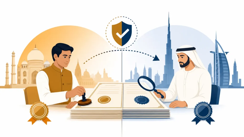 Degree Attestation: India to UAE Process